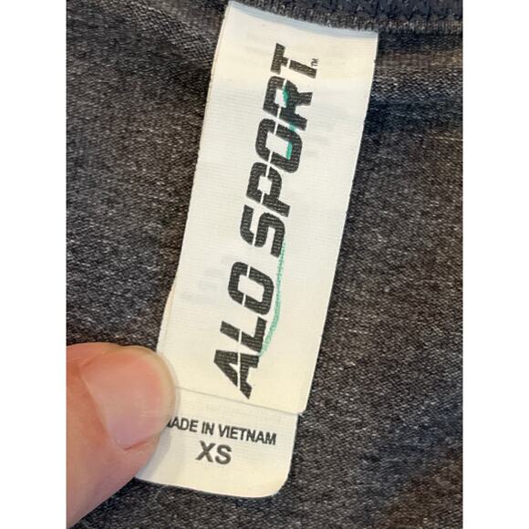 Alo Sport Gray Racerback Sports Bra Size XS - Picture 4 of 7